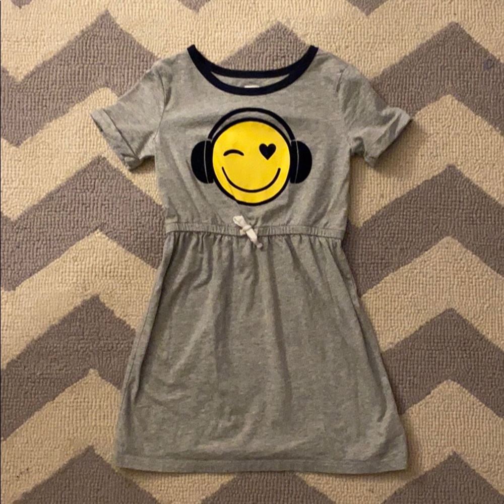 Smiley Face Tee Shirt Dress